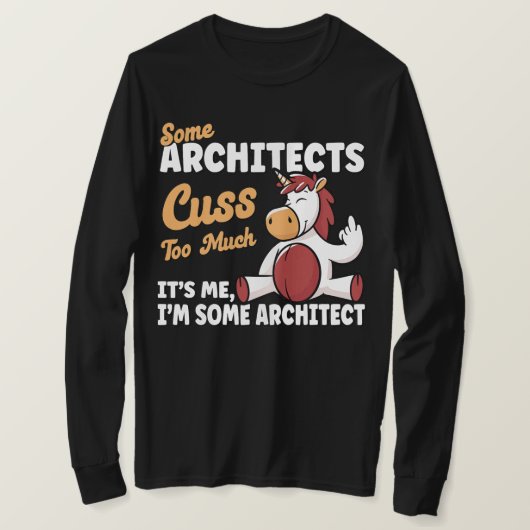 Architects Curse Architect humor Mannen Architectu T-shirt (Design voorkant)