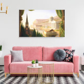 Architect's Dream (door Thomas Cole) Canvas Afdruk (Insitu (Woonkamer))