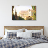 Architect's Dream (door Thomas Cole) Canvas Afdruk (Insitu (Slaapkamer))
