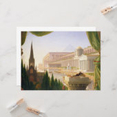 Architect's Dream (door Thomas Cole) Kaart (Voorkant / Achterkant in situ)