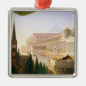 Architect's Dream (door Thomas Cole) Metalen Ornament (Voorkant)