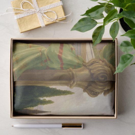 Architect's Dream (door Thomas Cole) Tissuepapier (Geschenk)