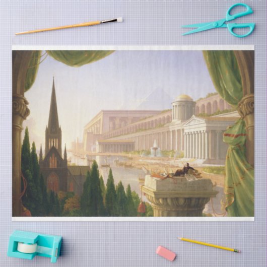 Architect's Dream (door Thomas Cole) Tissuepapier (Craft)