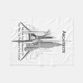 Architects Fleece Blanket Deken (Voorkant (Horizontaal))
