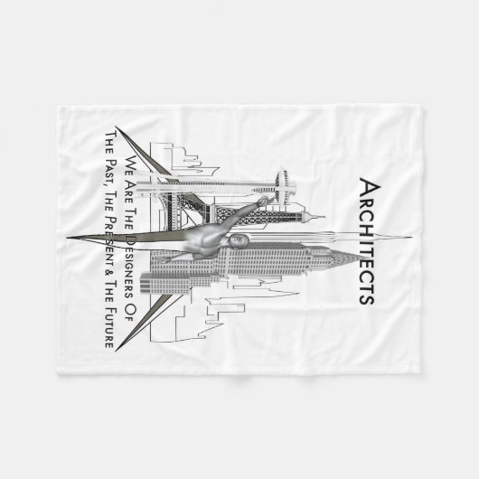 Architects Fleece Blanket Deken (Voorkant (Horizontaal))