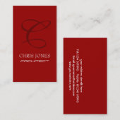 Architects Visitekaartje (Voorkant / Achterkant)