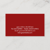 Architects Visitekaartje (Achterkant)