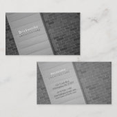 Architecturaal Abstract Visitekaartje (Voorkant / Achterkant)