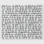 Architecturaal cadeautje cadeaupapier (Vlak)