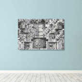 architecturaal canvas afdruk (Insitu (Houten vloer))