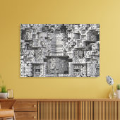 architecturaal canvas afdruk (Insitu (Woonkamer))