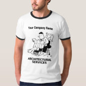 Architecturaal Cartoon T-Shirt (Voorkant)
