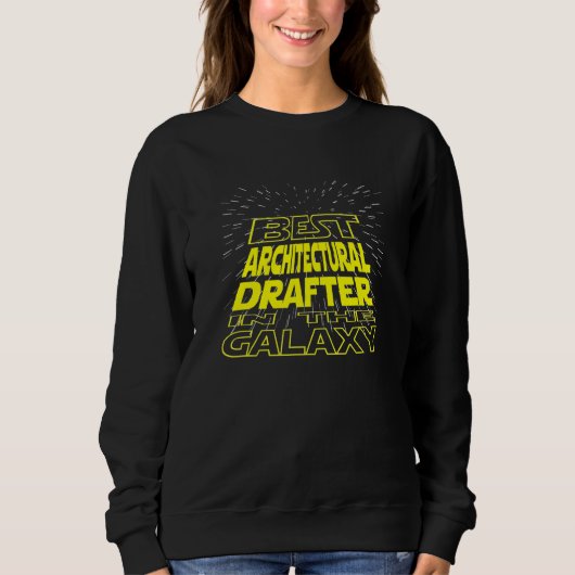 Architecturaal Drafter Cool Galaxy-taak Trui (Voorkant)