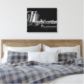 Architecturaal Engineer Typografie Artwork Canvas Afdruk (Insitu (Slaapkamer))