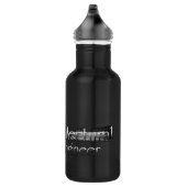 Architecturaal Engineer Typografie Artwork Waterfles (Rechts)