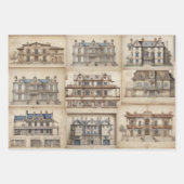 Architecturaal Ephemera Decoupage Document Inpakpapier Vel (Voorkant 3)