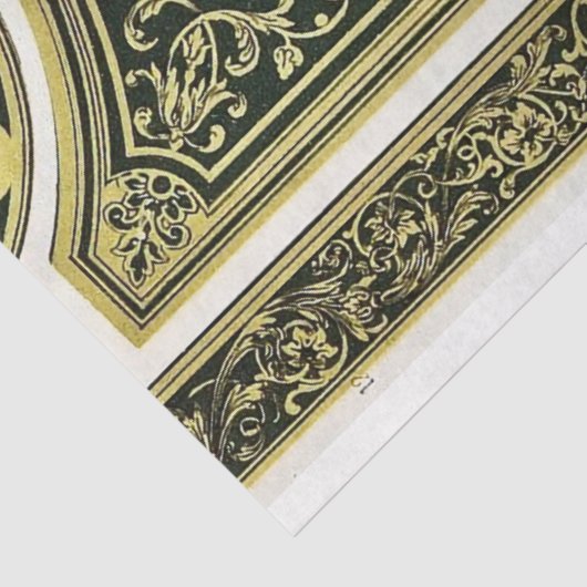 Architecturaal goud- en zwart ontkoppelpapier tissuepapier (Detail)