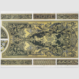 Architecturaal goud- en zwart ontkoppelpapier tissuepapier