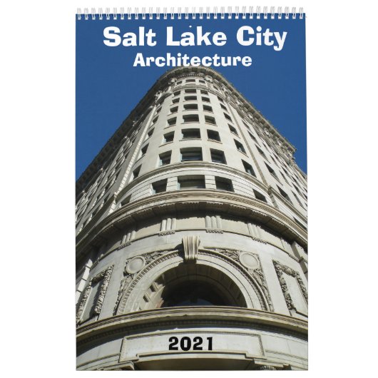 Architecturaal kalender van het Salt Lake City - 2 (Hoes)