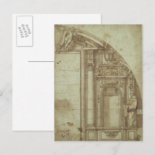 Architecturaal onderzoek briefkaart (Voorkant / Achterkant)