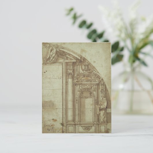 Architecturaal onderzoek briefkaart (Staand voorkant)