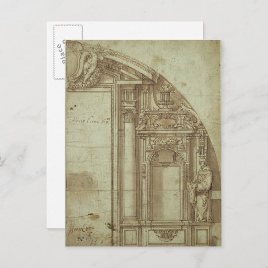 Architecturaal onderzoek briefkaart (Voorkant / Achterkant)