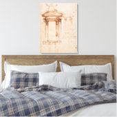 Architecturaal onderzoek canvas afdruk (Insitu (Slaapkamer))