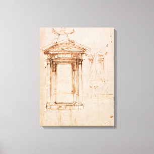 Architecturaal onderzoek canvas afdruk