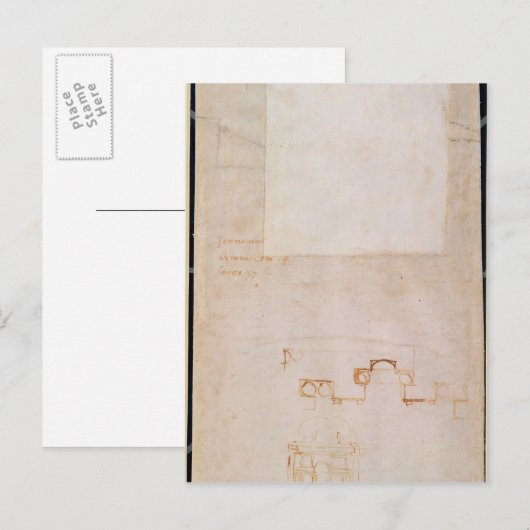 Architecturaal onderzoek met notities (Voorkant / Achterkant)