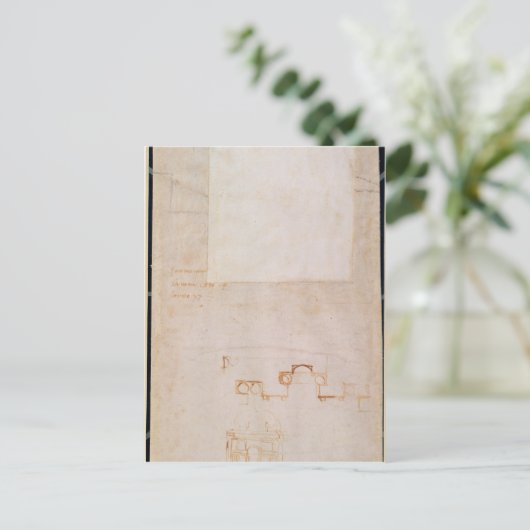 Architecturaal onderzoek met notities (Staand voorkant)