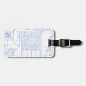 Architecturaal overzicht bagagelabel (Voorkant horizontaal)