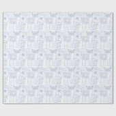 Architecturaal overzicht cadeaupapier (Vlak)