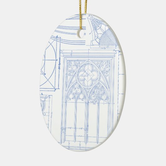 Architecturaal overzicht keramisch ornament (Links)