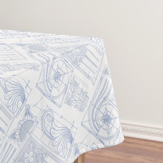Architecturaal overzicht tafelkleed (Voorbeeld)