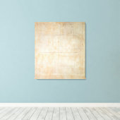 Architecturaal tekenen canvas afdruk (Insitu (Houten vloer))