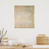 Architecturaal tekenen poster (Keuken)