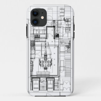 Architecturaal wireframe-telefoongeval Case-Mate iPhone case