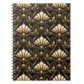 Architectural Art Deco | Classic Black Gold Notitieboek (Voorkant)