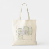 Architectural Blueprint Tote Bag  (Achterkant)