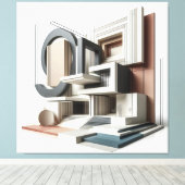 Architectural Formscape Canvas Afdruk (Insitu (Houten vloer))