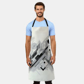 Architectural Line Matrix  Schort (Gedragen)