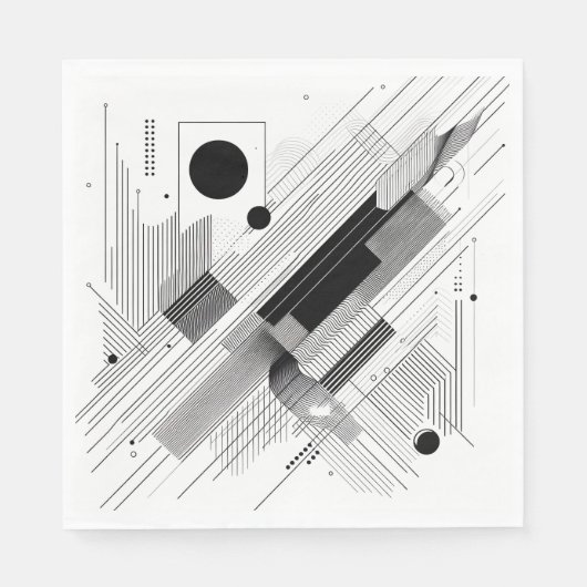 Architectural Line Matrix Servet (Voorkant)