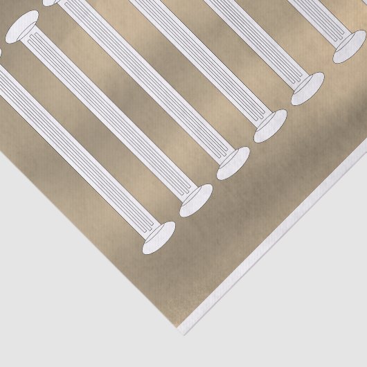 Architectural Roman Columns Tissuepapier (Detail)