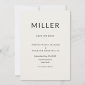 Architectural Save the Date Travel Card (Voorkant)