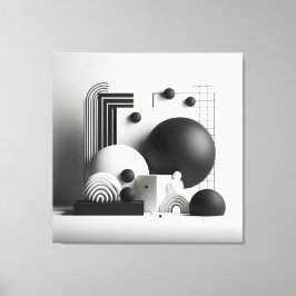 Architectural Silence Ensemble Canvas Afdruk