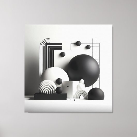Architectural Silence Ensemble Canvas Afdruk (Voorkant)