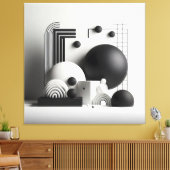 Architectural Silence Ensemble Canvas Afdruk (Insitu (Woonkamer))