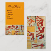 ARCHITECTURALE BOUWNIJVERHEID rood geel sinaasappe Visitekaartje (Voorkant / Achterkant)