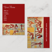 ARCHITECTURALE BOUWNIJVERHEID rood geel sinaasappe Visitekaartje (Voorkant / Achterkant)