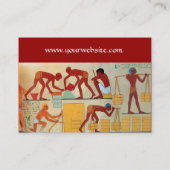 ARCHITECTURALE BOUWNIJVERHEID rood geel sinaasappe Visitekaartje (Achterkant)